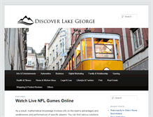 Tablet Screenshot of discoverlakegeorge.com